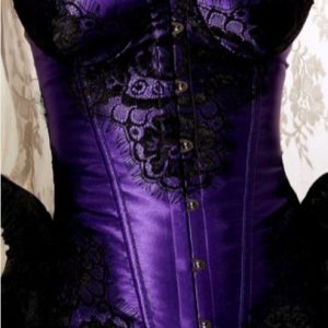 Purple Burlesque Corset